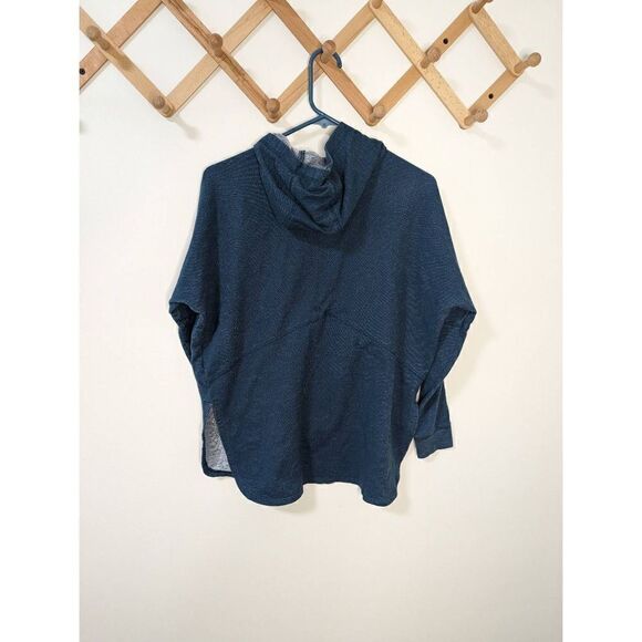 The North Face Blue Hi-Lo Hooded Sweatshirt - Size XS - Picture 5 of 7